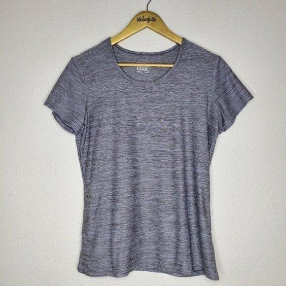 32 Degree Cool Gray Short Sleeve Workout Shirt - Picture 1 of 3